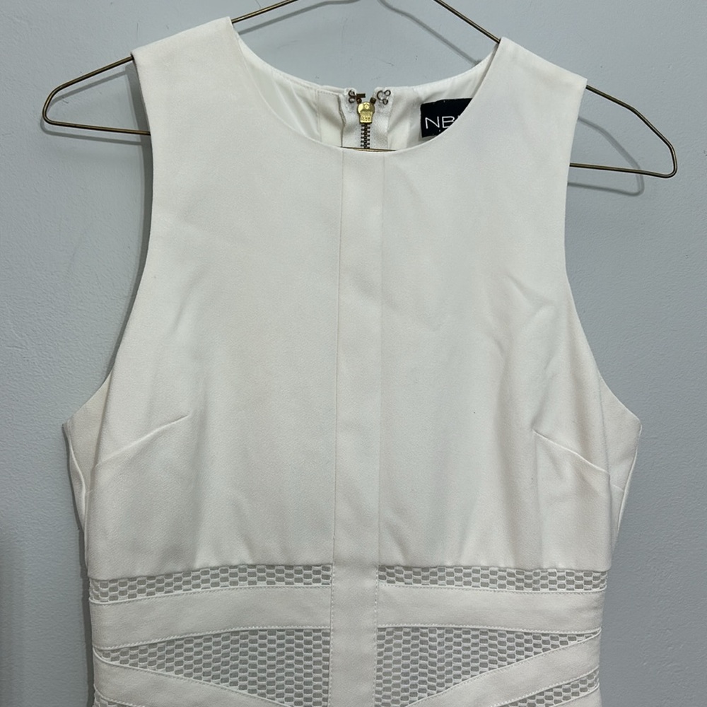 Revolve NBD Ivory / Off White Mini Dress sz S - Picture 5 of 9